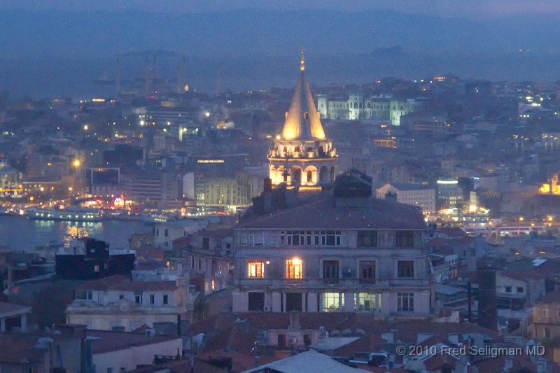 20100331_194008 G11-1.jpg - Galeta Tower at night from restaurant near Taxsim Square